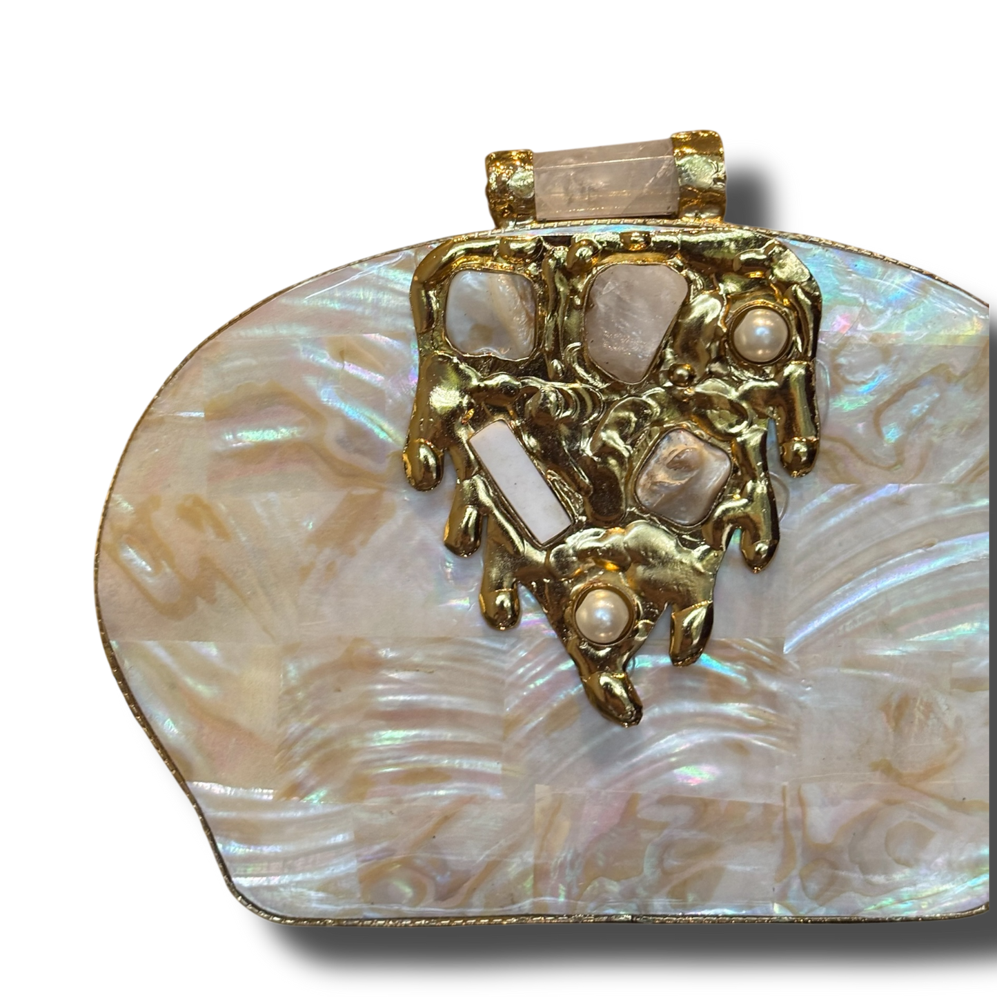 Sapphire MOP Clutch