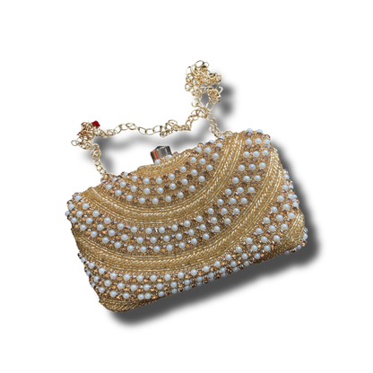 Embroidered Clutch
