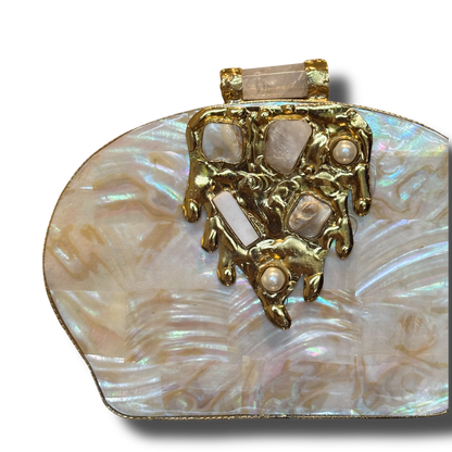 Sapphire MOP Clutch