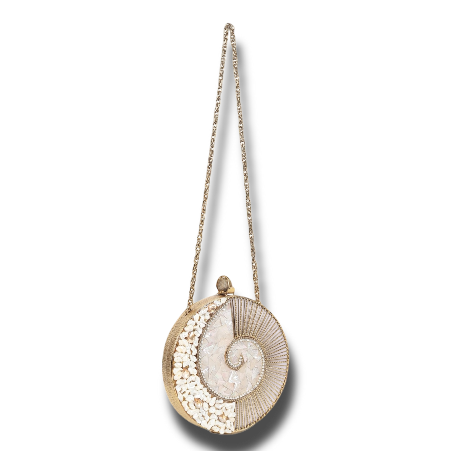 Round MOP Clutch