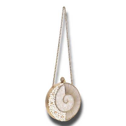Round MOP Clutch