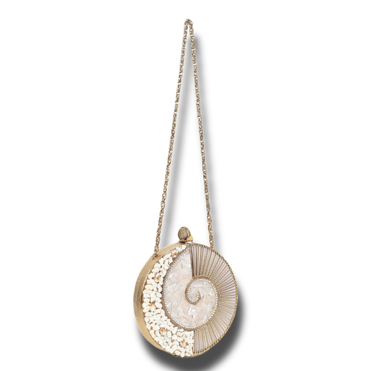 Round MOP Clutch