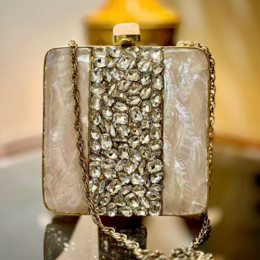 Square MOP Clutch