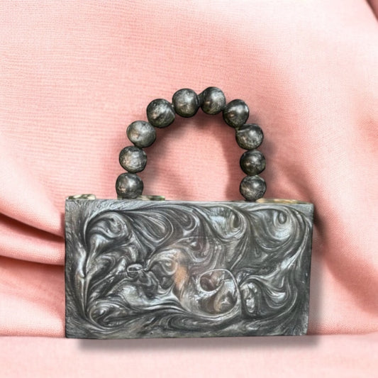 Rectangle Resin Clutch
